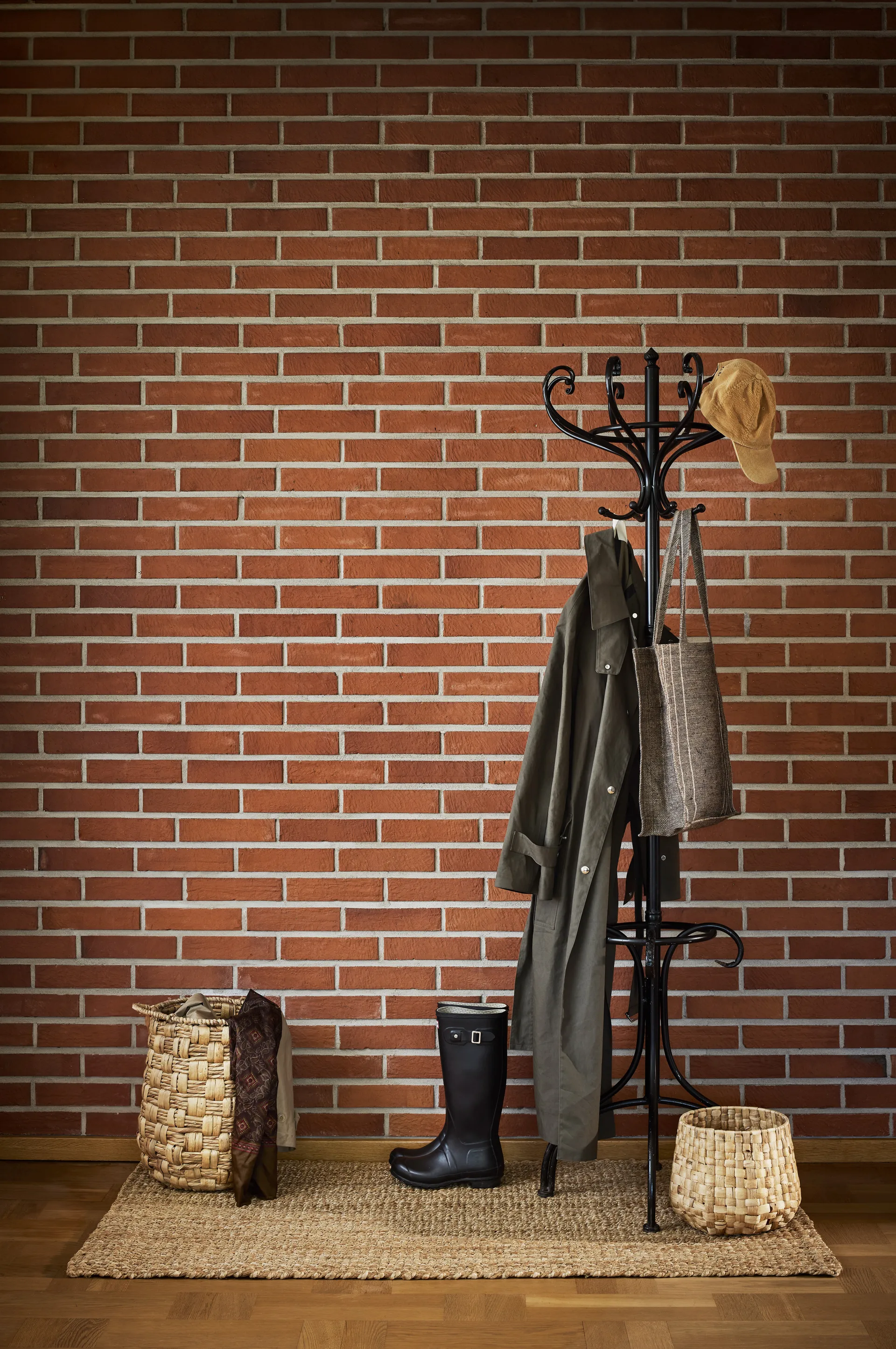 Kosz do przechowywania wysoki Lily, 2-pak, Naturalny Dixie