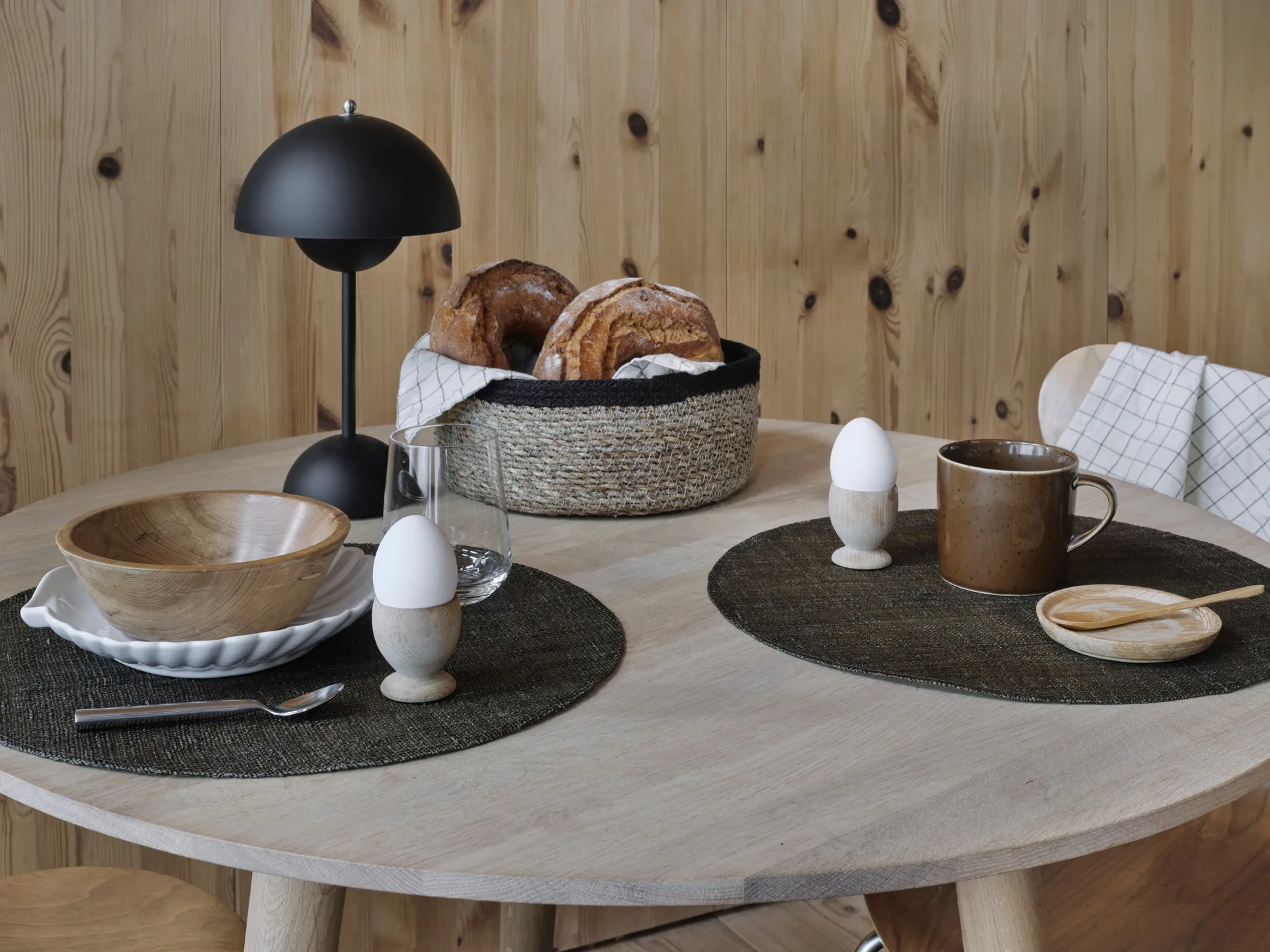 Kosz Emil seagrass mały 4-pak, Naturalny-czarny Dixie