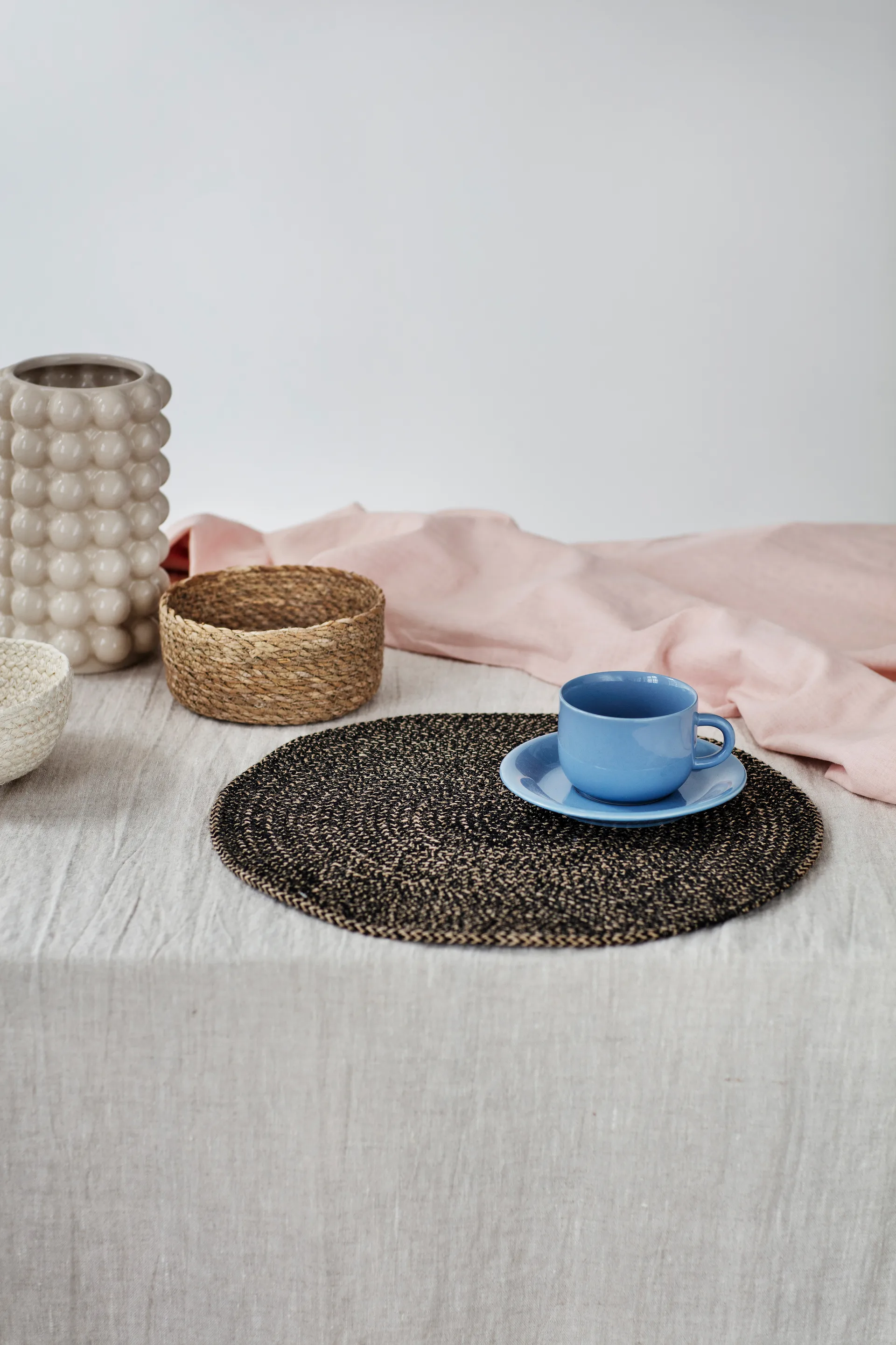 Kosz Emil seagrass mały 4-pak, Naturalny Dixie