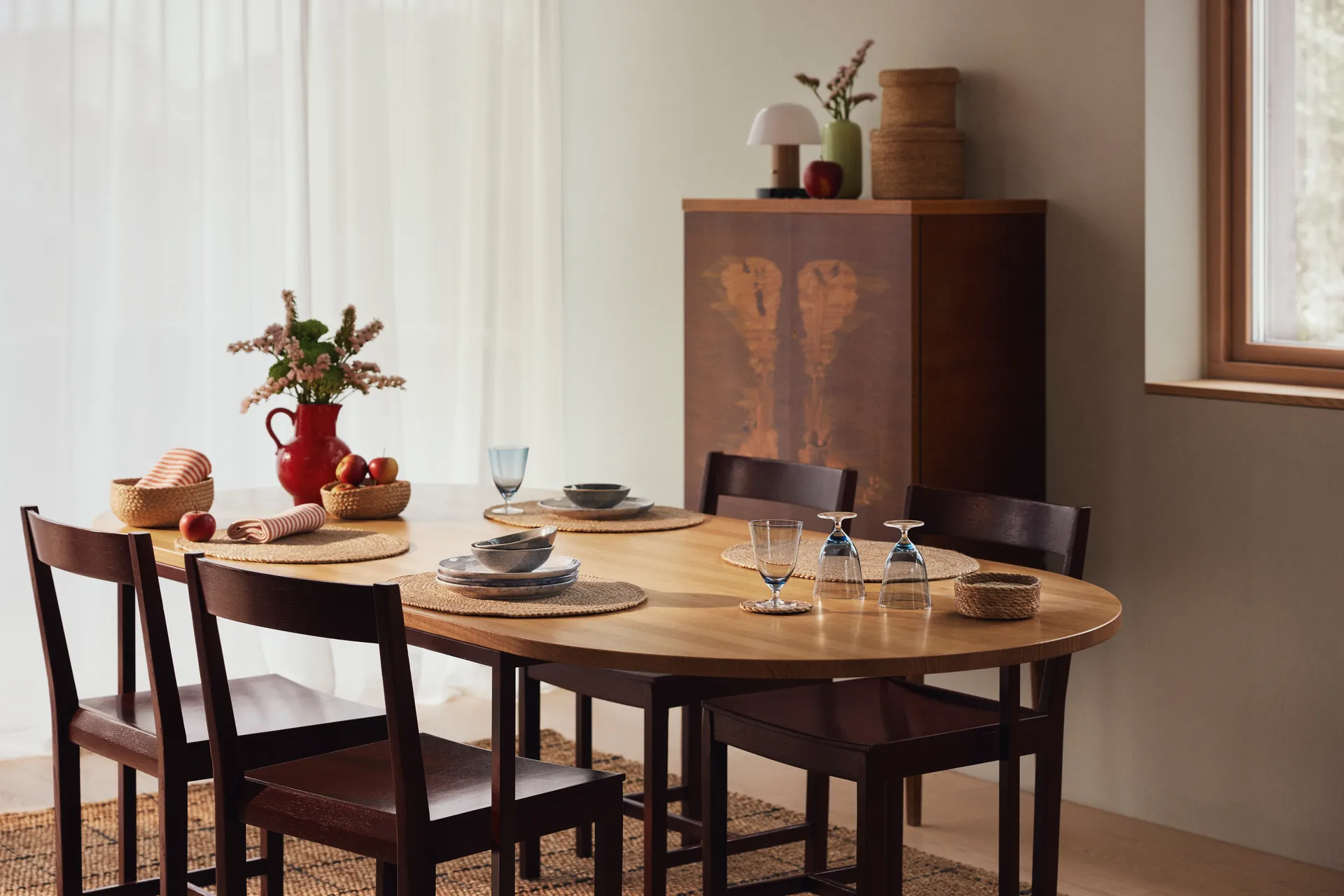 Mata stołowa Jute Braided Ø38 cm, Naturalny Dixie