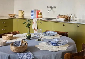 Podkładka stołowa Elin Anemone Ø40 cm - White - Dixie