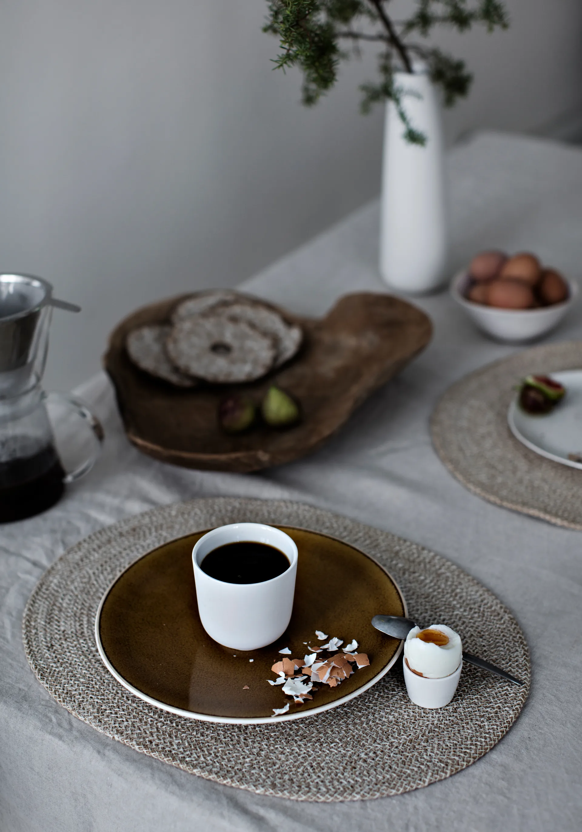 Podstawka stołowa Ella, owalna, Beżowy Dixie