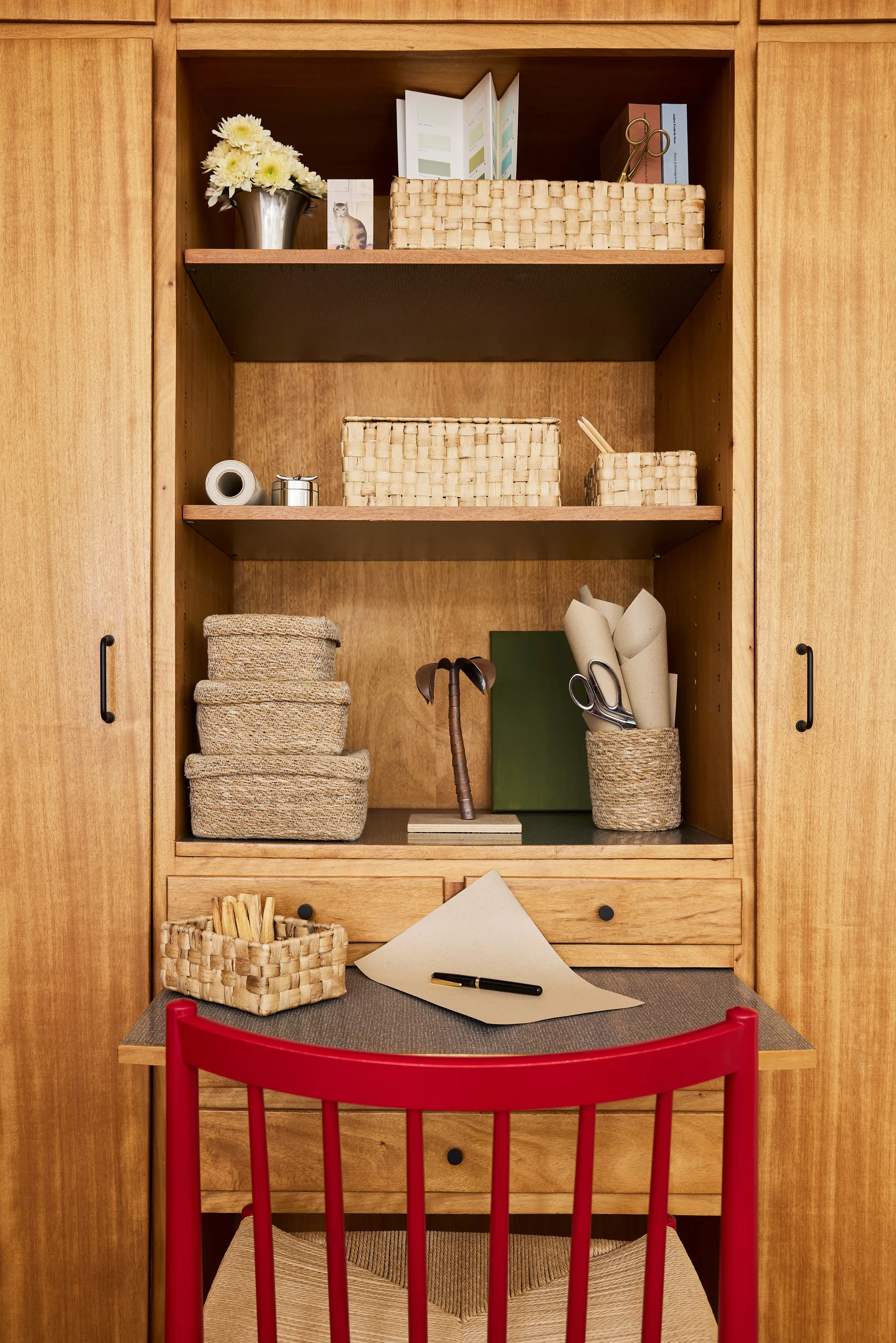 Pojemnik do przechowywania Lily Panama, 3-pak, Naturalny Dixie