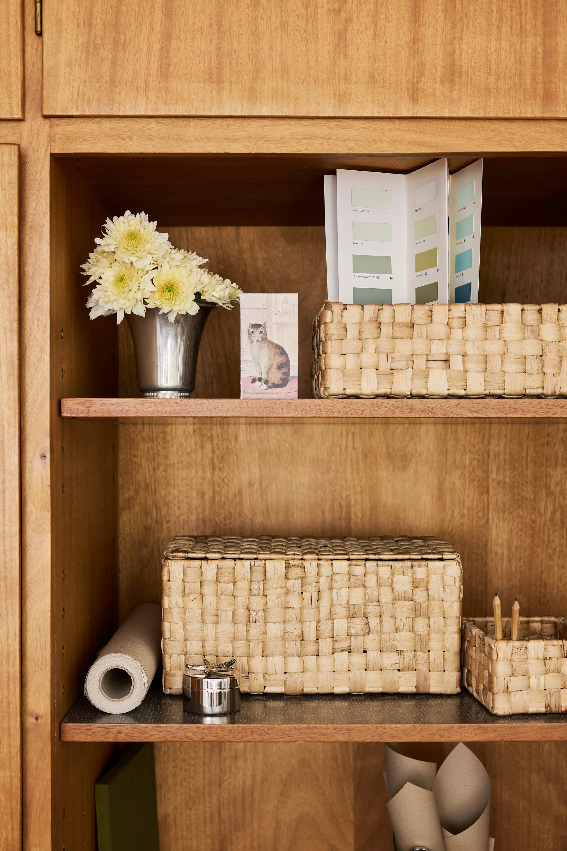 Pojemnik do przechowywania z pokrywką Lily Panama, 2-pak, Naturalny Dixie