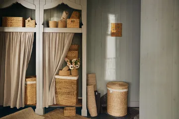 Pudełko do przechowywania małe Lily, 3-pak - Natural - Dixie