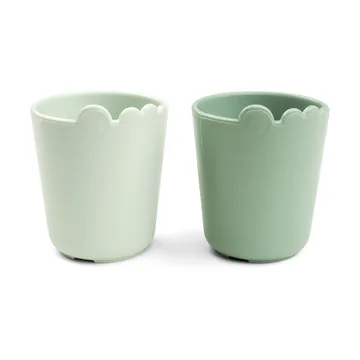Croco kiddish minimug 100 ml, zestaw 2 szt. - Green - Done by deer