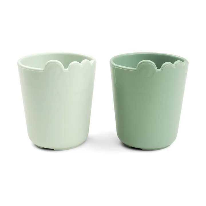 Croco kiddish minimug 100 ml, zestaw 2 szt. - Green - Done by deer