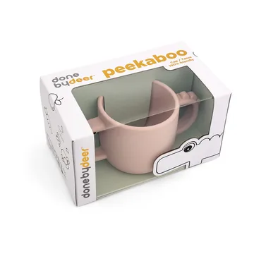 Croco peekaboo kubek niekapek 170 ml - Powder - Done by deer