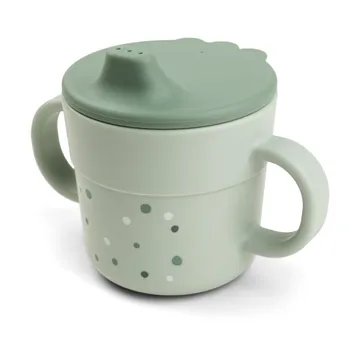 Happy Dots Foodie kubek niekapek 215 ml - Green - Done by deer