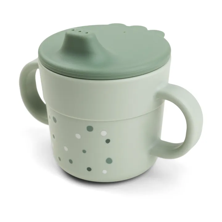 Happy Dots Foodie kubek niekapek 215 ml - Green - Done by deer