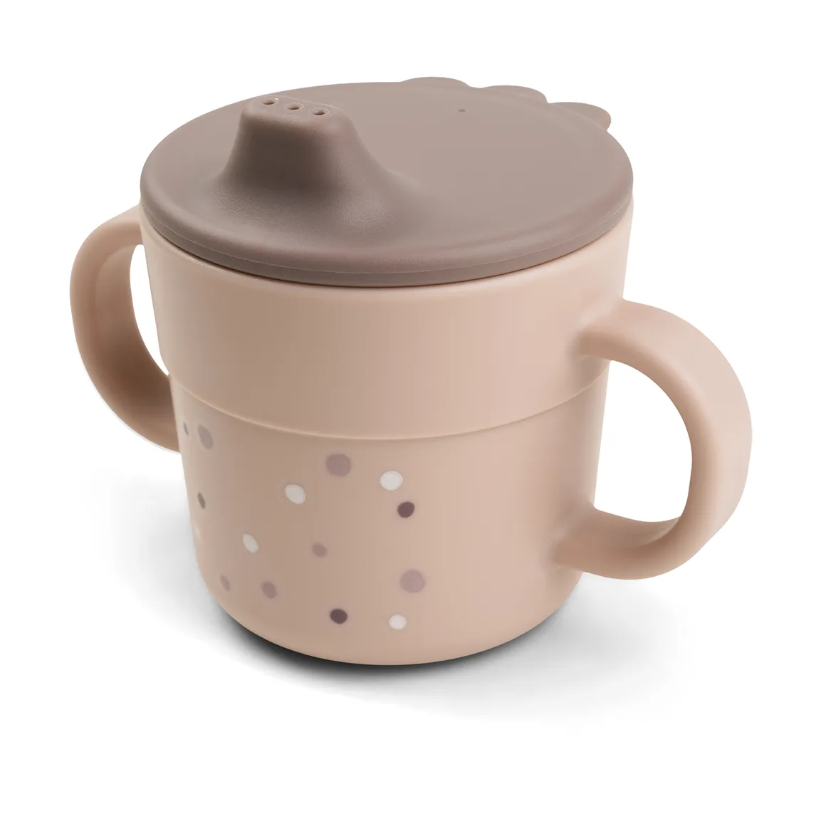 Happy Dots Foodie kubek niekapek 215 ml, Powder Done by deer