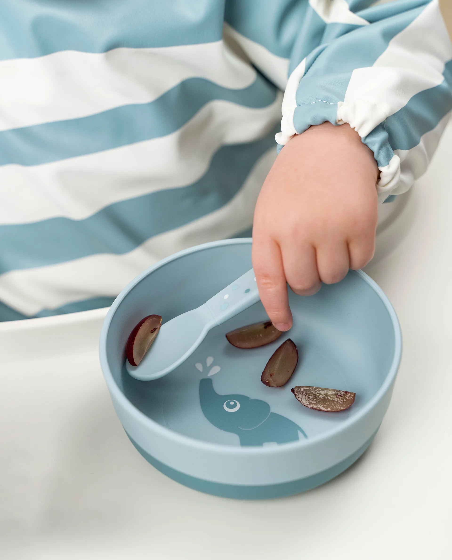 Zestaw sztućców Happy Dots Foodie 3 części, Blue Done by deer