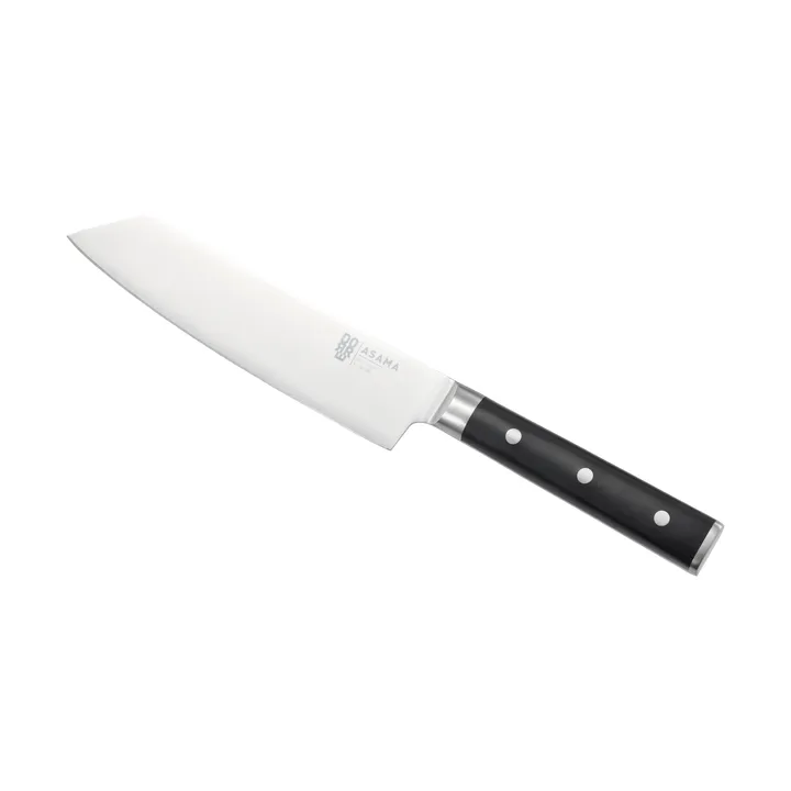 Asama nóż Kiritsuke - Stal nierdzewna, czarny, 33 cm - Dorre
