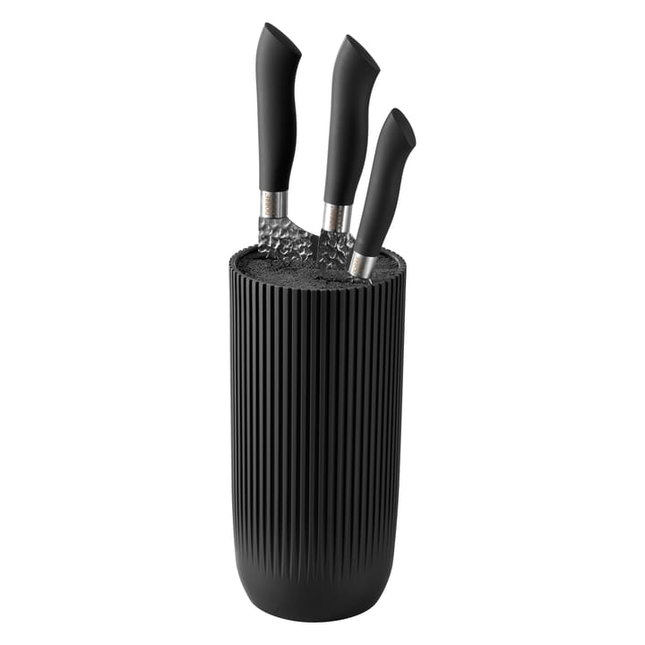 Blok na noże Kiki 24 cm, Czarny Dorre