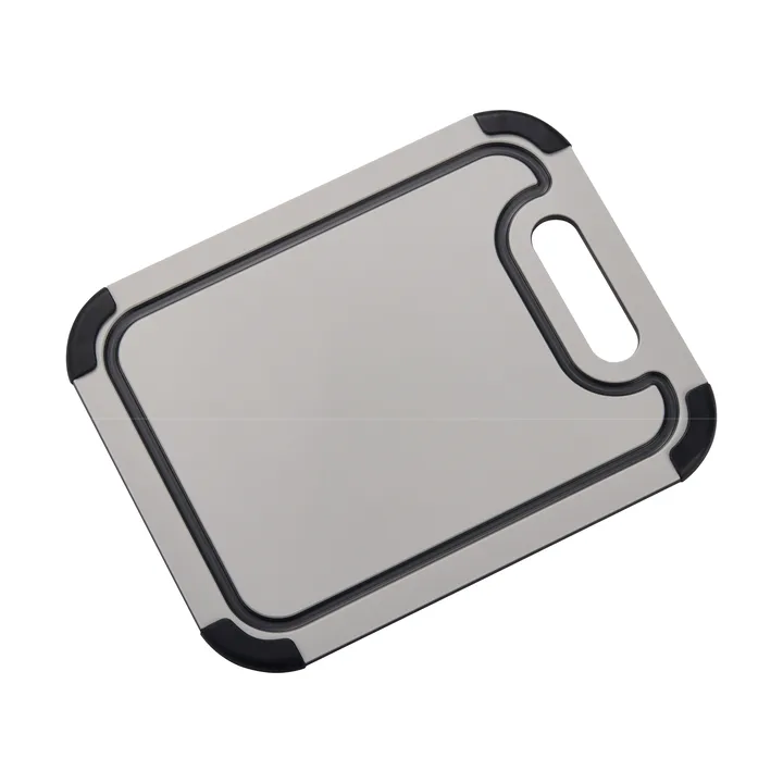 Deska do krojenia Sibel plastik silikonowe nóżki - 29,8x23,5 cm - Dorre