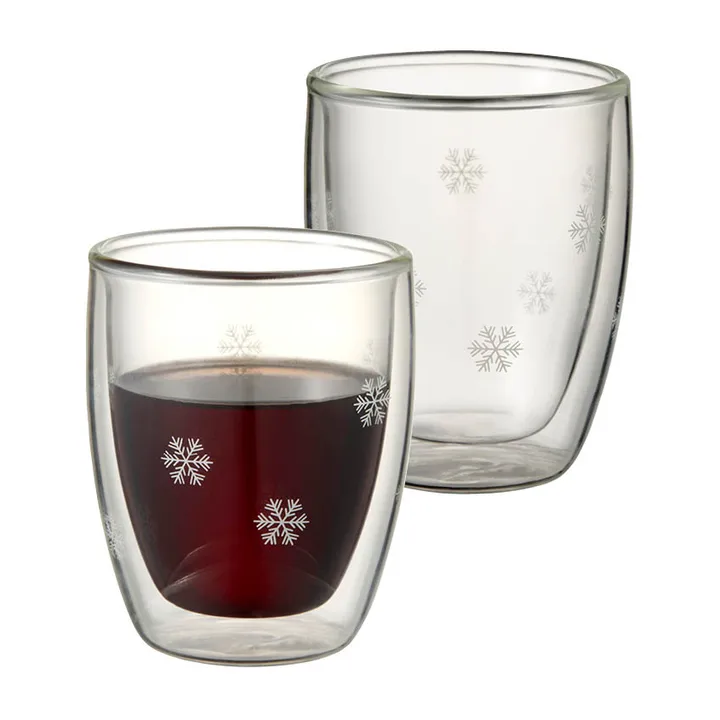 Dwuścienne szklanki Snöstjärna 2-pak - 130 ml - Dorre