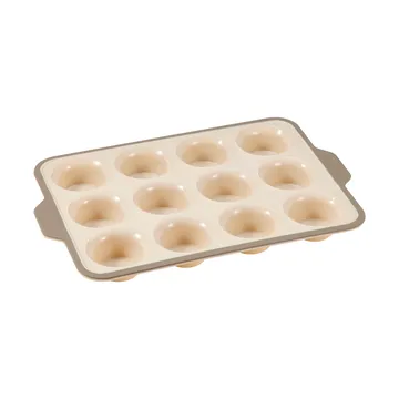 Foremki na muffinki Cookie, 12 szt. - Beżowe - Dorre