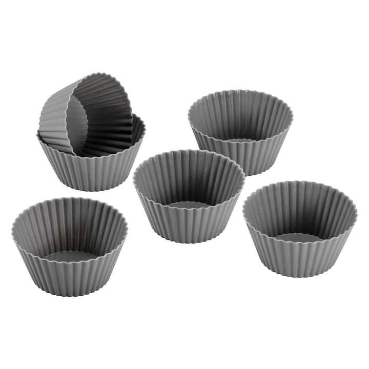 Foremki na muffinki Cookie, 6 szt., Szare Dorre