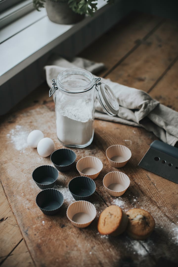 Foremki na muffinki Cookie, 6 szt., Szare Dorre