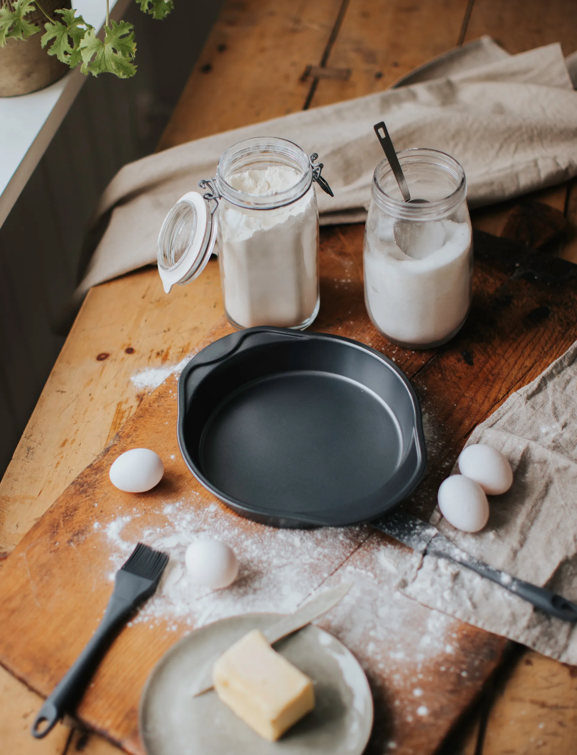 Forma do pieczenia Karabo Ø24,5 cm, Czarno-szara Dorre