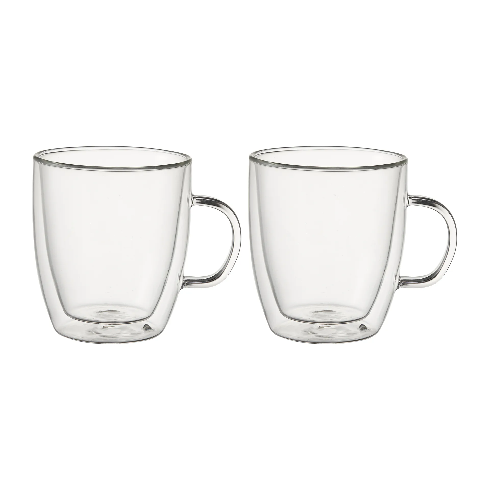 Kirk filiżanka do kawy, podwójna ścianka, 240 ml, 2‑pak, Szkło Dorre