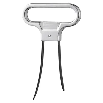 Korkociąg blaszkowy Vale 11×6,4×1 cm - Czarny-srebrny - Dorre