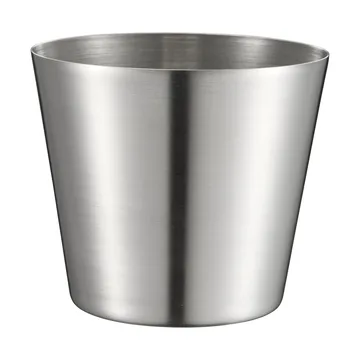 Kubek do serwowania frytek / przekąsek Peg - Stal nierdzewna, 4‑szt., Ø9,5 cm - Dorre