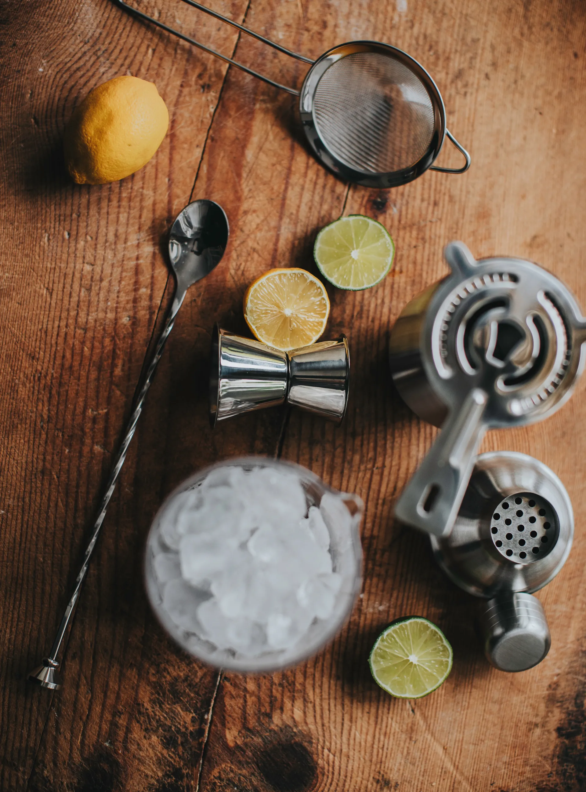 Miarka barmańska Maya 4-6 cl, Srebrna  Dorre