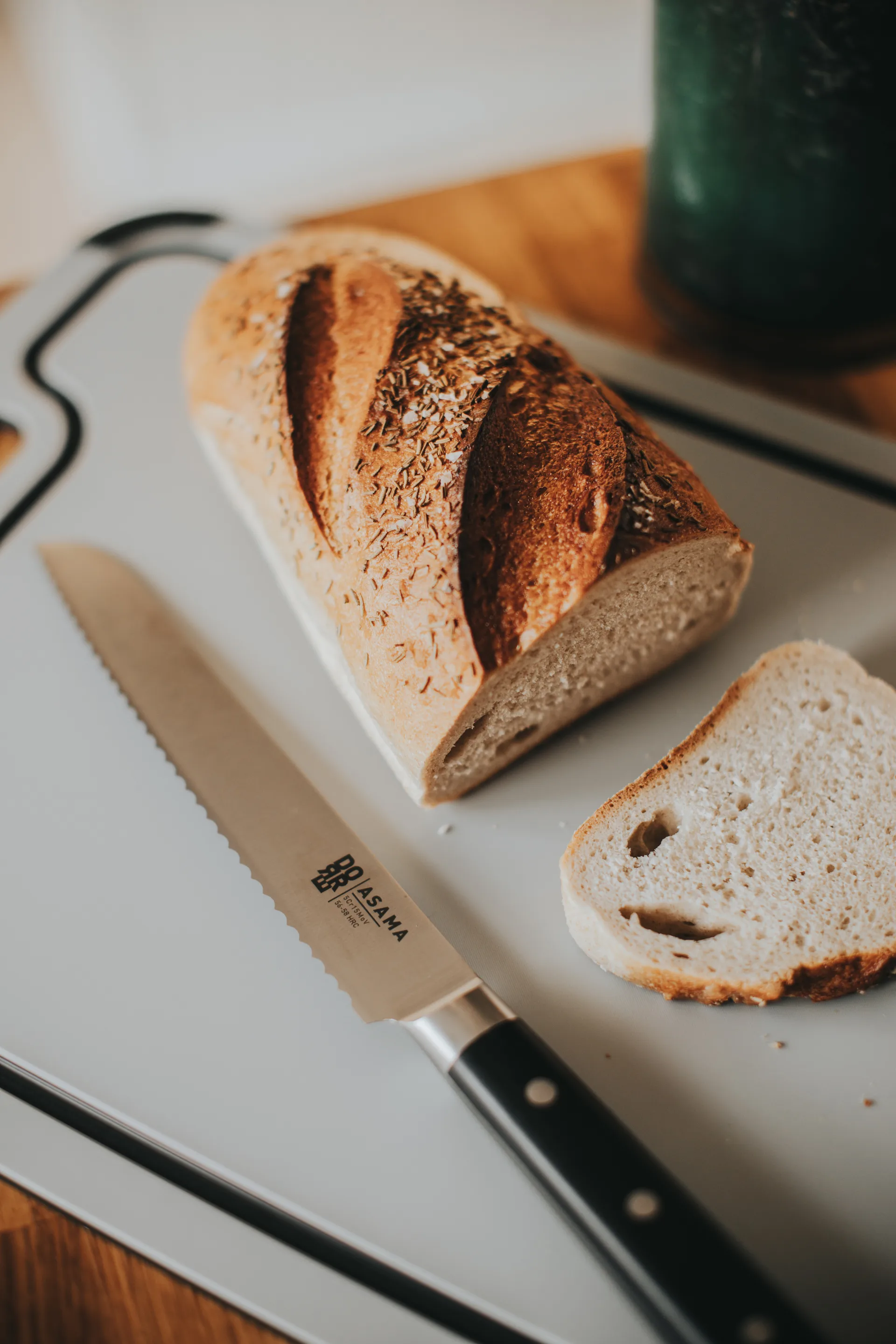 Nóż do chleba Asama 20 cm, Stal nierdzewna Dorre