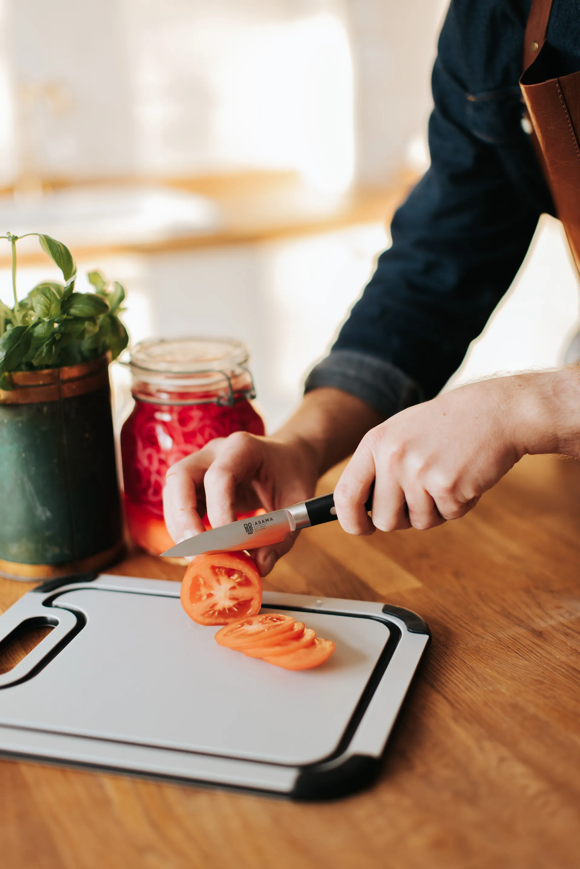 Nóż do obierania Asama 8 cm, Stal nierdzewna Dorre
