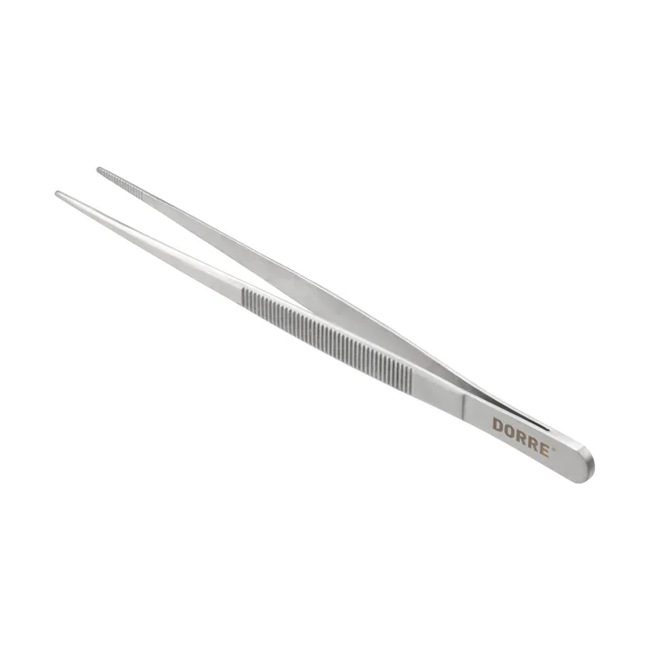Pęseta kuchenna Maci - Stal nierdzewna, prosta, 16 cm - Dorre