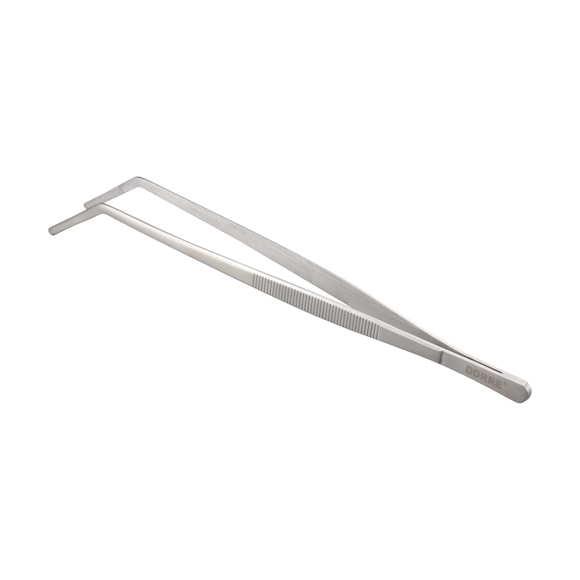 Pęseta Miah zakrzywiona końcówka 24x2,5 cm, Stal nierdzewna Dorre