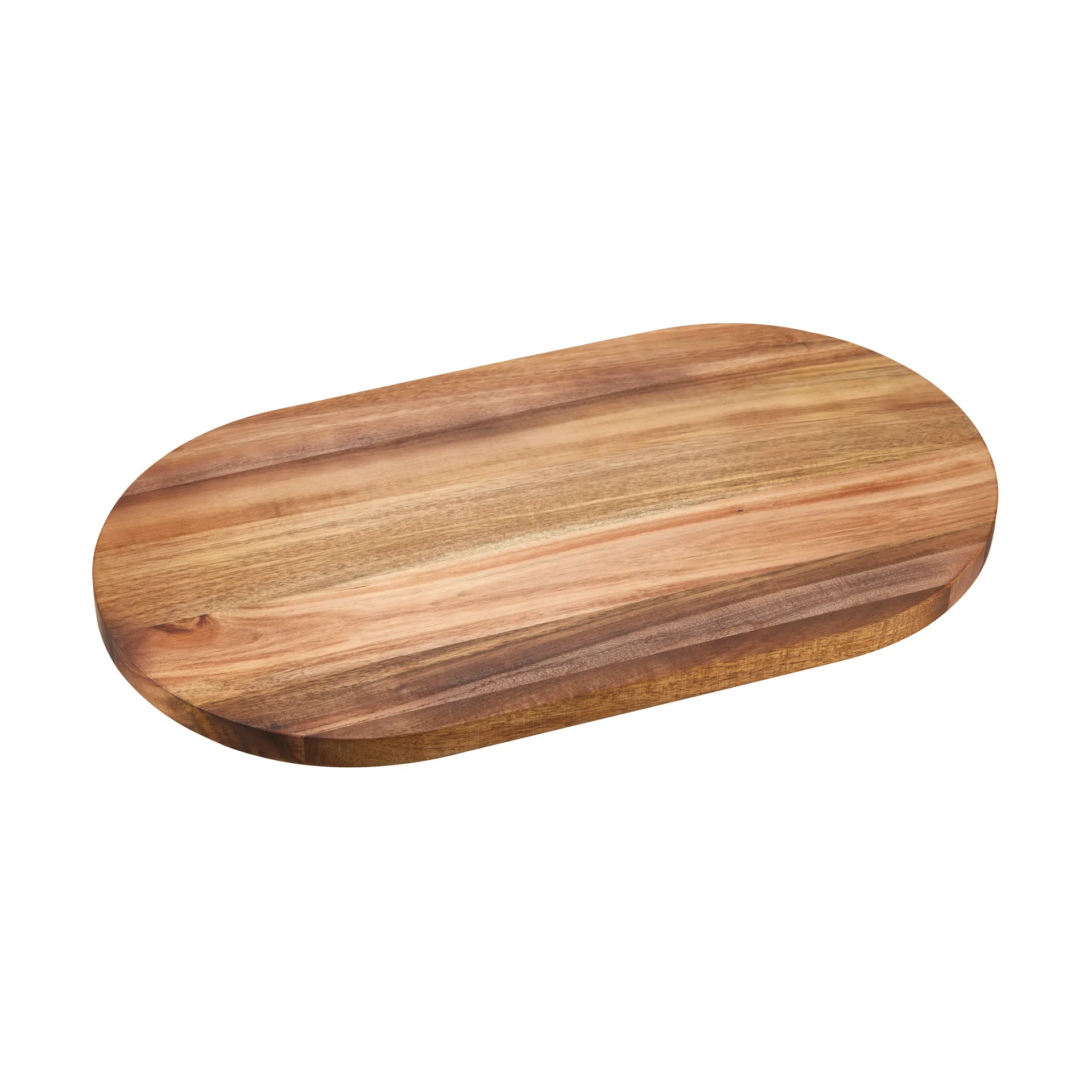 Sevyn taca do podawania + miska 5 części, Akacja - biała porcelana Dorre