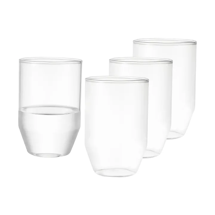 Sunnanö szklanki do napojów 220 ml, zestaw 4 szt. - Przezroczyste - Dorre