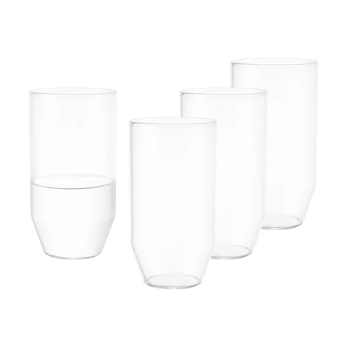 Sunnanö szklanki do napojów 280 ml, 4‑pak, Przezroczyste Dorre