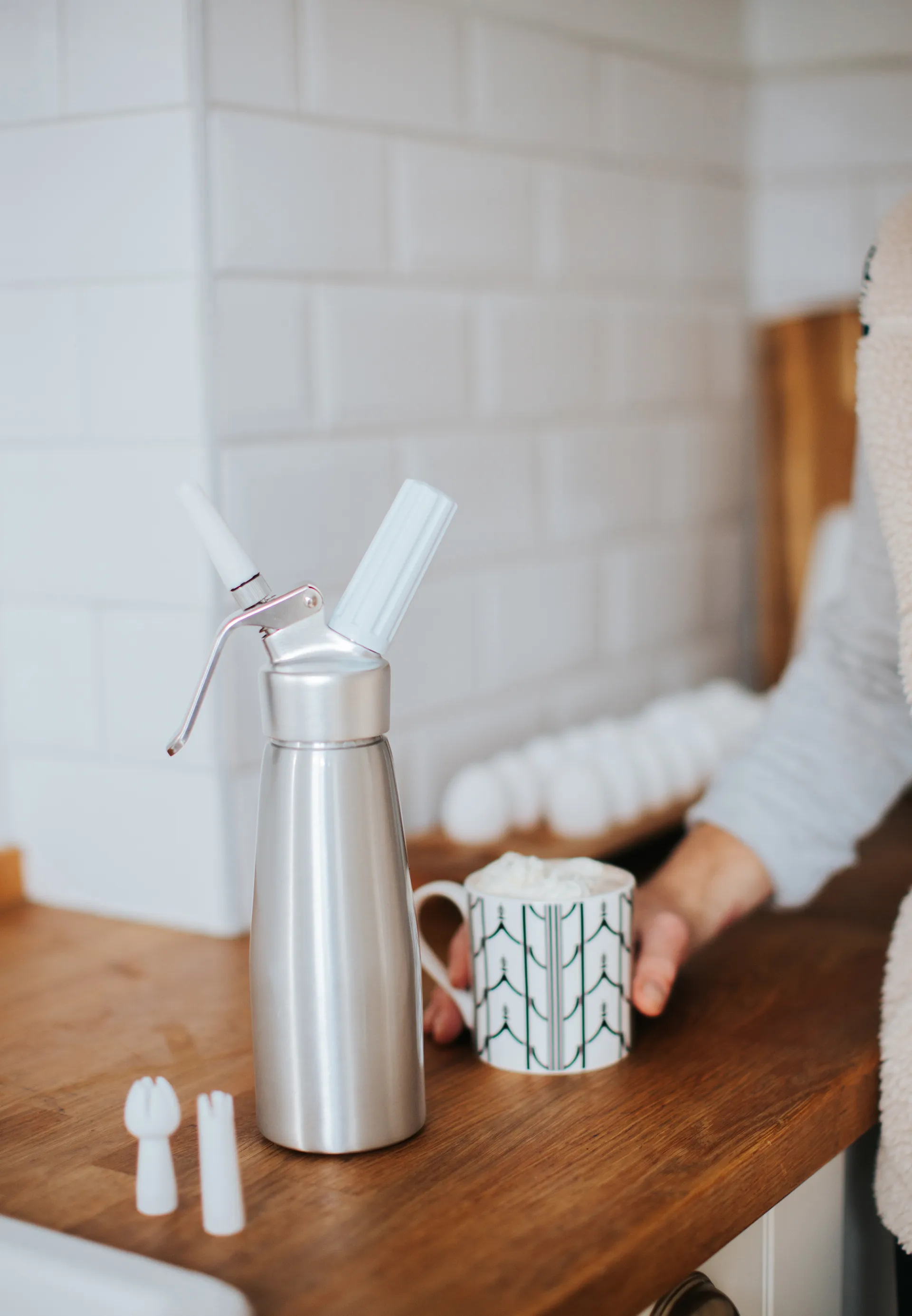 Syfon Grette 0,5 l, Srebrny Dorre