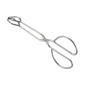 Szczypce kuchenne i do serwowania Kelle - Stal nierdzewna, 25,5×9,5 cm - Dorre