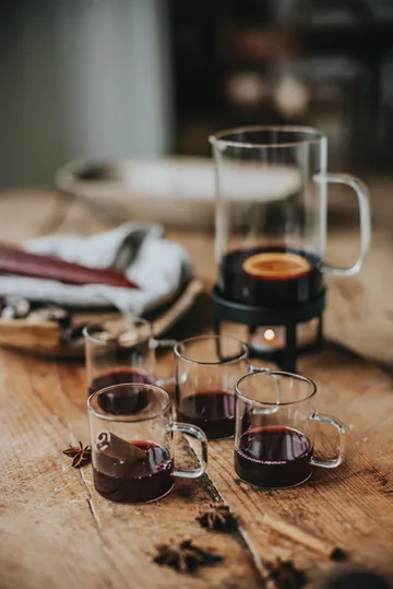 Szklany kubek Gina, 4‑pak - 18 cl - Dorre