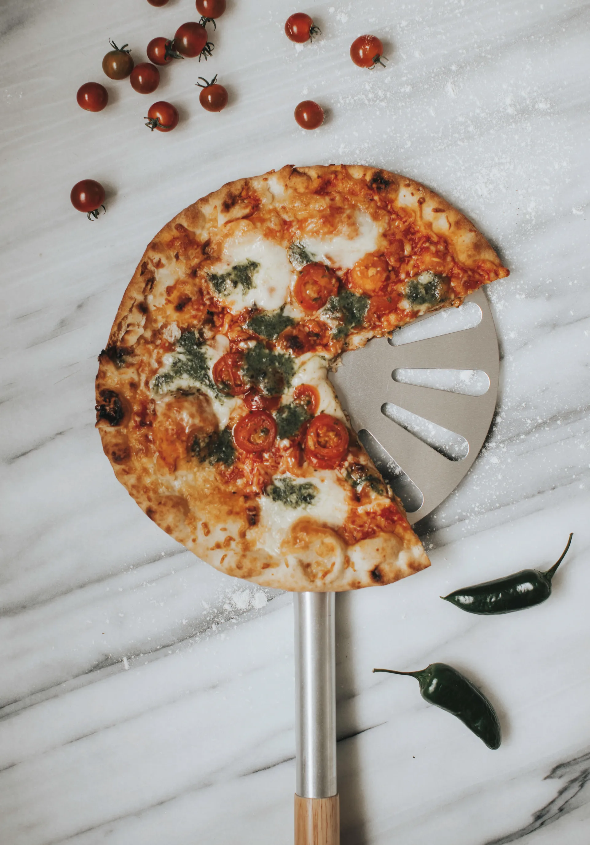 Szpatułka do grilla 76 cm, Aluminium-drewno Dorre