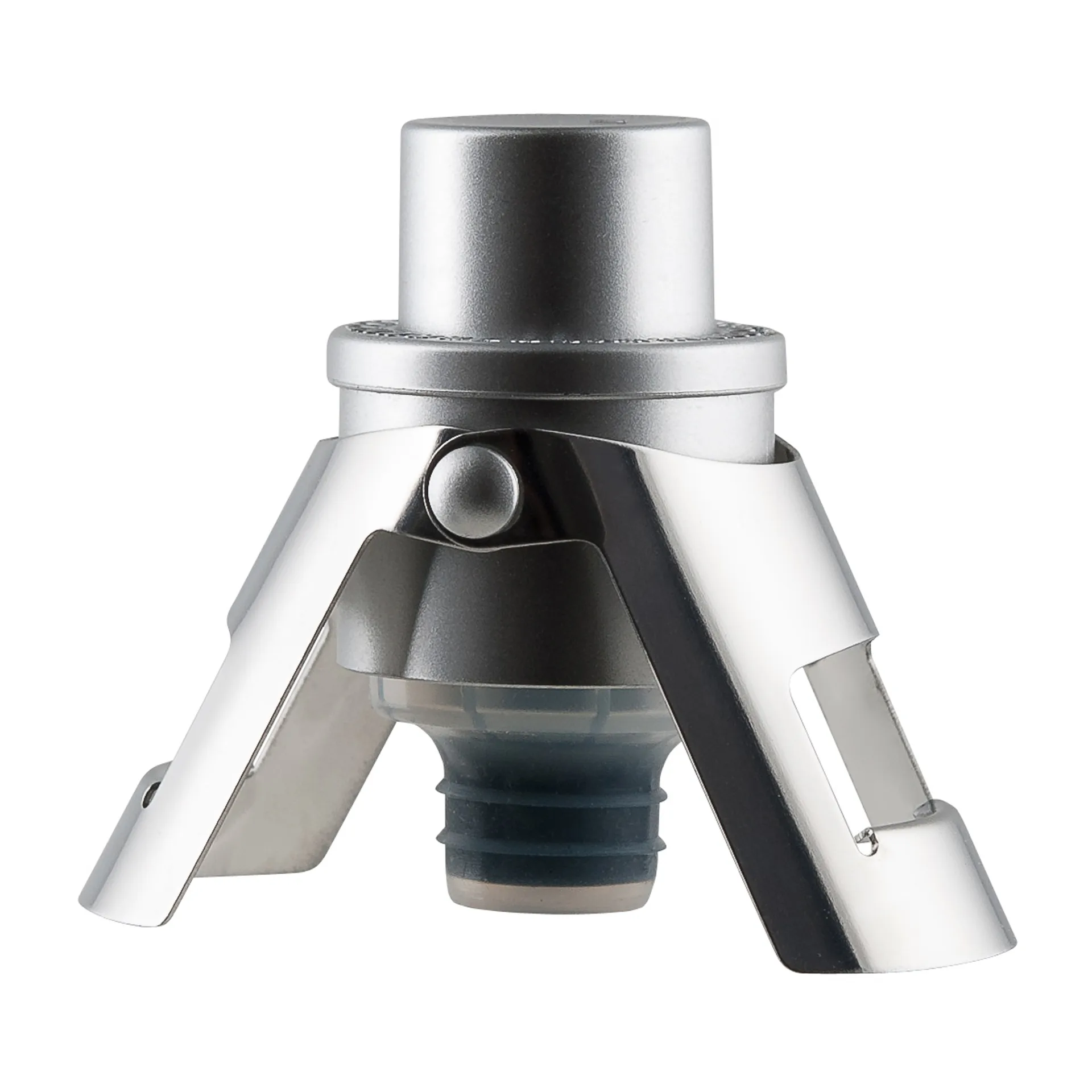 Uszczelniacz do szampana Pump it, Srebrny Dorre