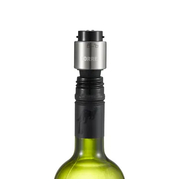 Verne aerator i korek do wina - Czarny - Dorre