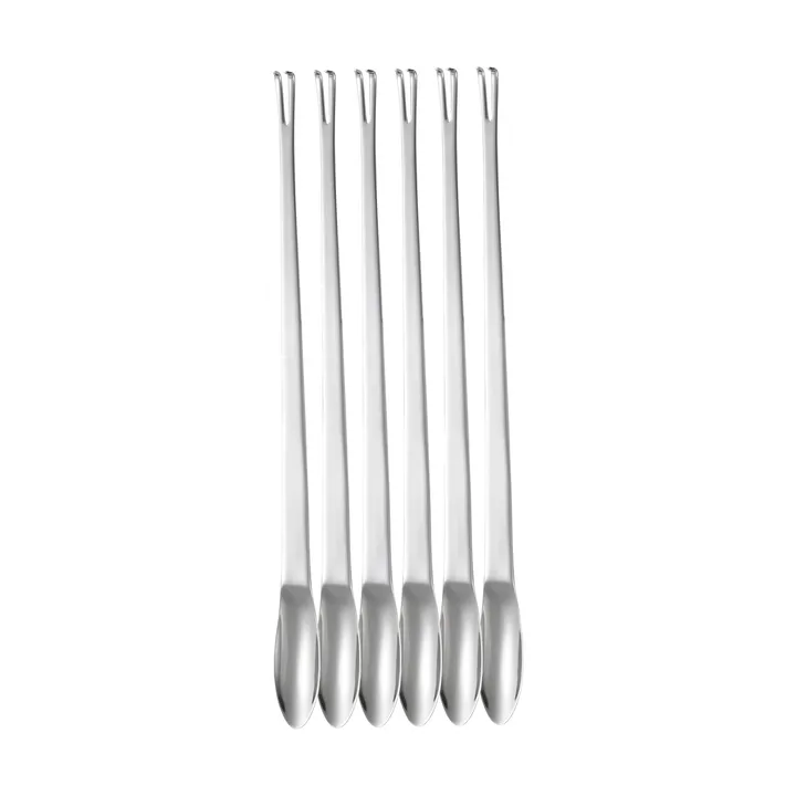 Widelec do owoców morza Classic - Stal nierdzewna, 6‑szt., 24,5 cm - Dorre