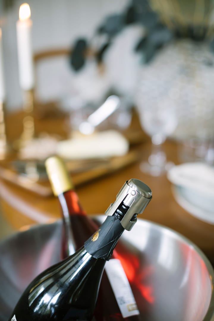 Zamykacz do wina i szampana z Bourdeaux - Stal nierdzewna - Dorre