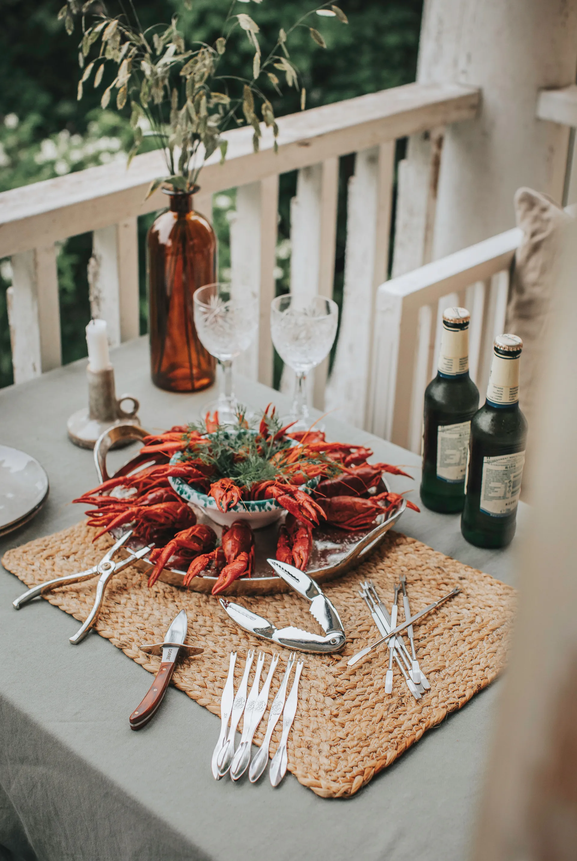 Zestaw do owoców morza Skai, 15 cz., Stal nierdzewna Dorre