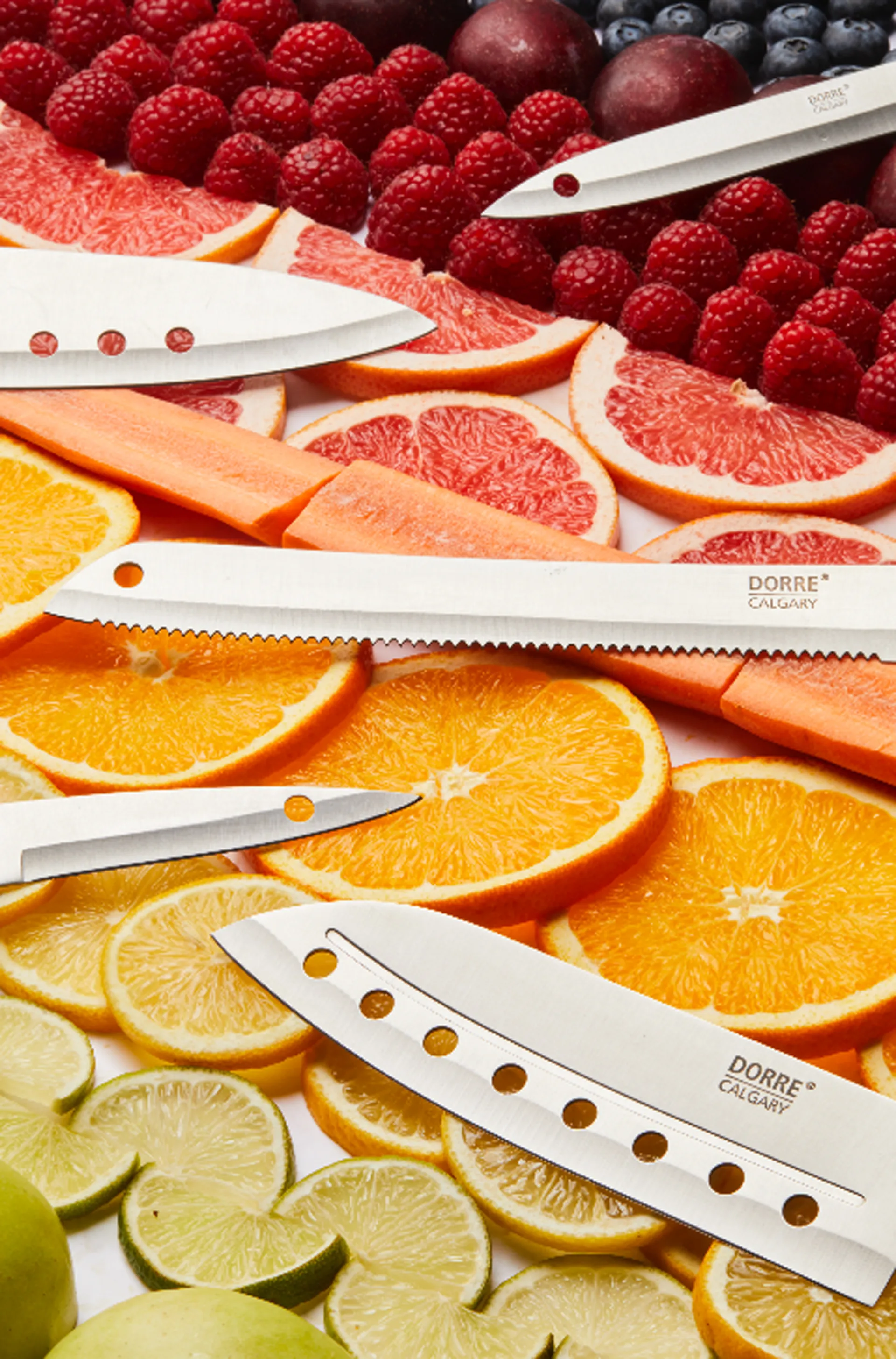 Zestaw noży Calgary 5 sztuk, Stal nierdzewna Dorre