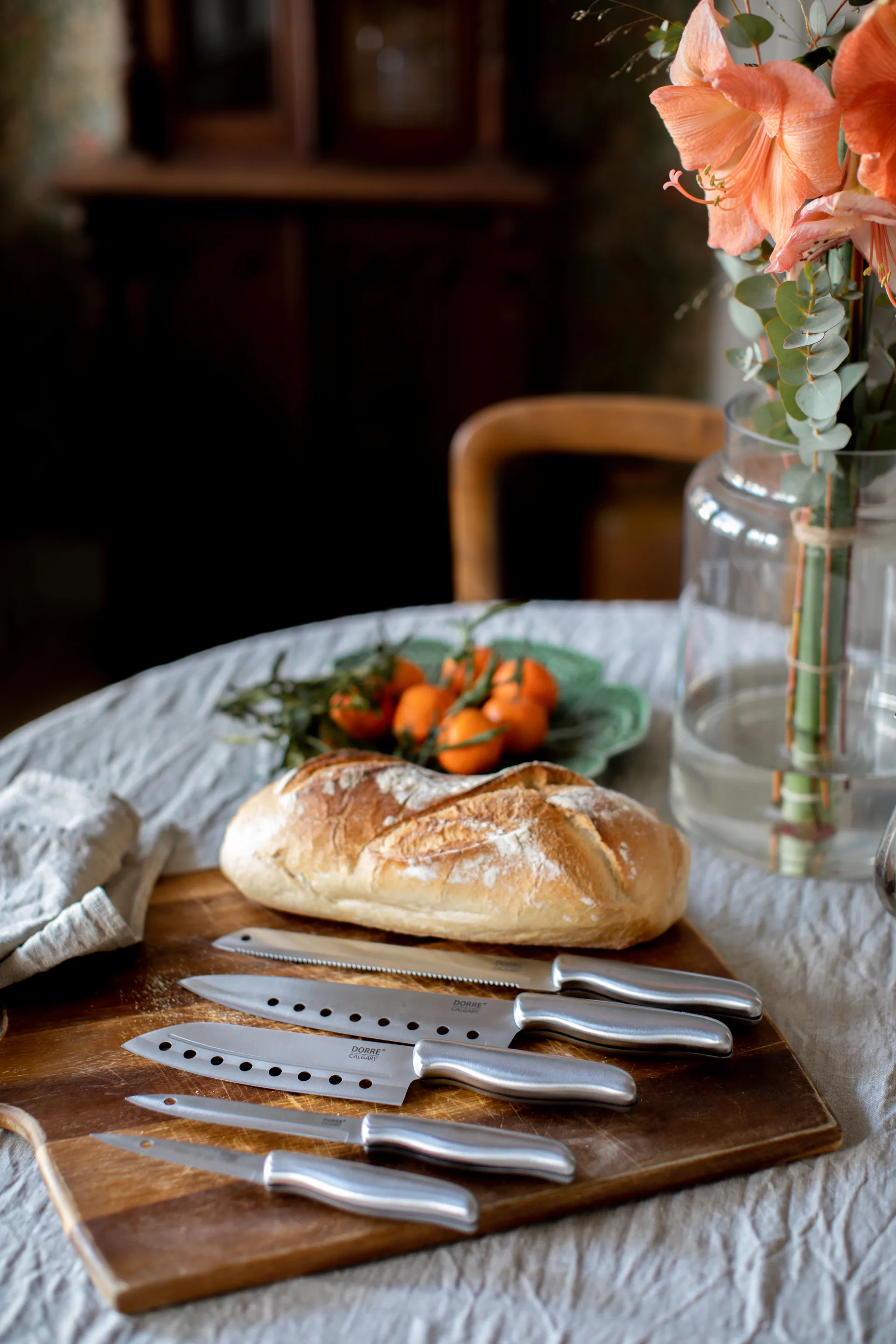 Zestaw noży Calgary 5 sztuk, Stal nierdzewna Dorre