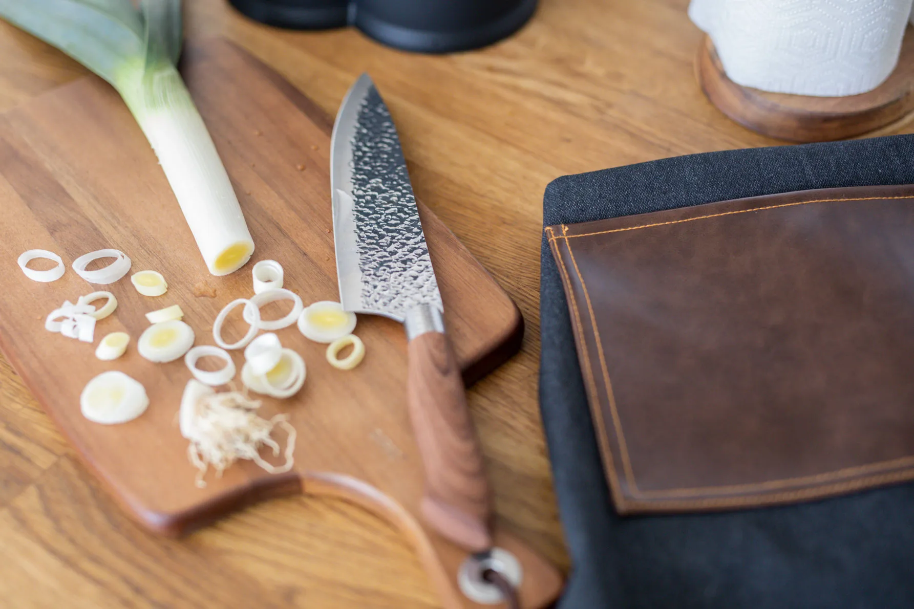 Zestaw noży ze stali nierdzewnej Akira 3 noże, Brązowy Dorre