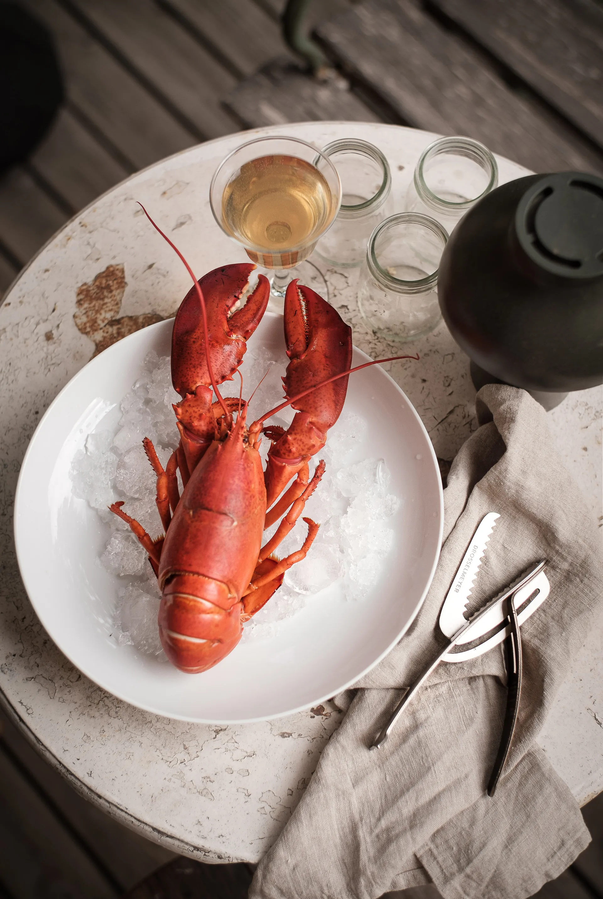 Szczypce do owoców morza Drosselmeyer, Stal nierdzewna Drosselmeyer