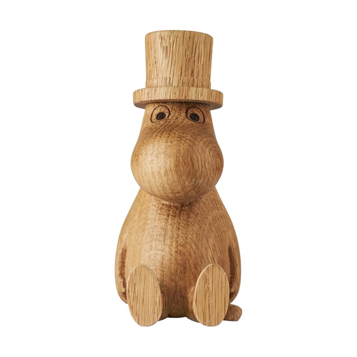 Drewniana ozdoba Muminki Tatuś Muminka 11 cm, DĄB (FSC) Dsignhouse x Moomin