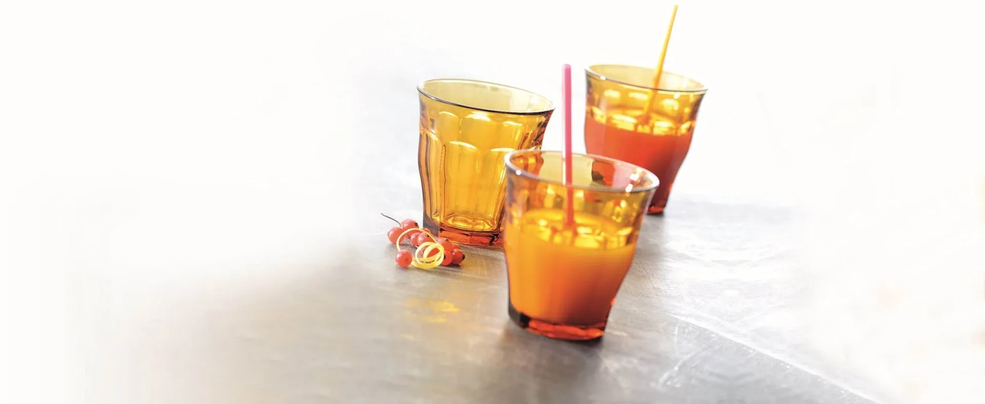 Szklanka Picardie, Bursztyn, 6 szt., 250 ml Duralex
